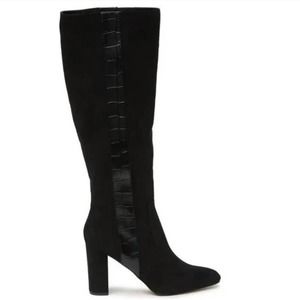 New 14th & Union Jacki Fab Black Knee High Boots Women's size 8